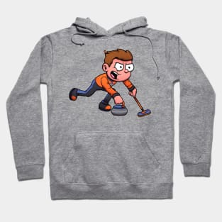 Curling Boy Hoodie